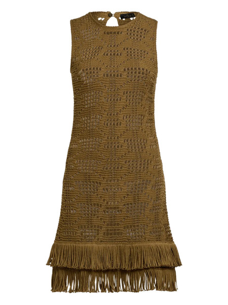  Etro Fringed Midi Dress - Green 