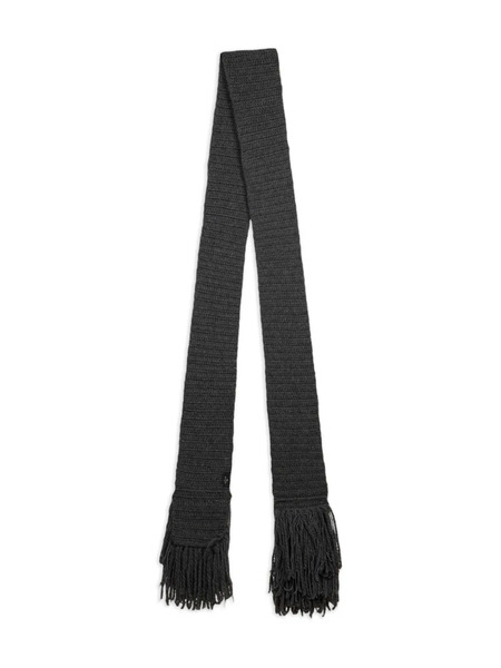  Etro Fringed Wool Scarf - Grey 