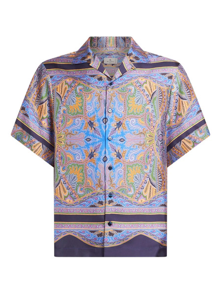  Etro Graphic-print Shirt - Purple 