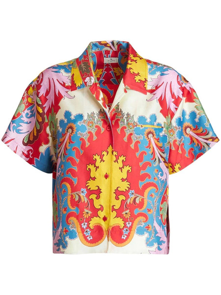  Etro Graphic-print Short-sleeve T-shirt - Red 