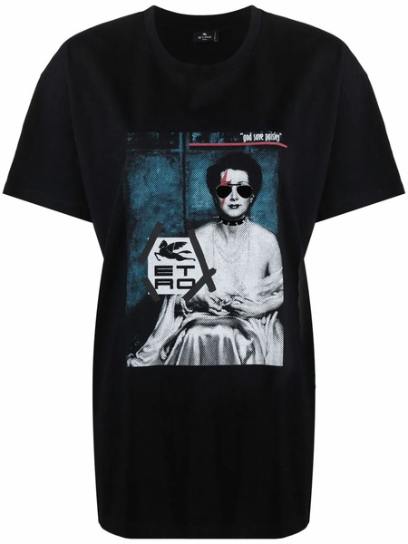  Etro Graphic-print T-shirt - Black 