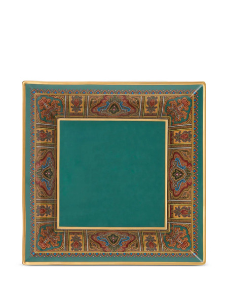  Etro Home Paisley-pattern Porcelain Tray (24cm X 24cm) - Green 