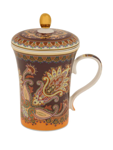  Etro Home Porcelain Mug (17cm X 9cm) - Brown 
