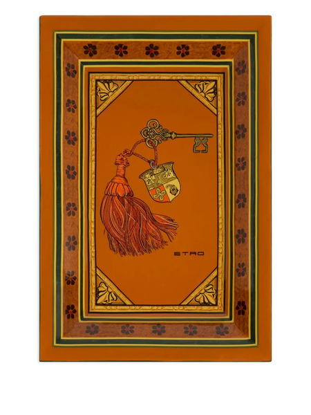  Etro Home Rectangular-shape Ceramic Tray (29.5cm X 20cm) - Orange 