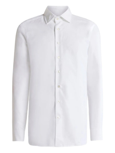  Etro Jacquard Floral Shirt - White 