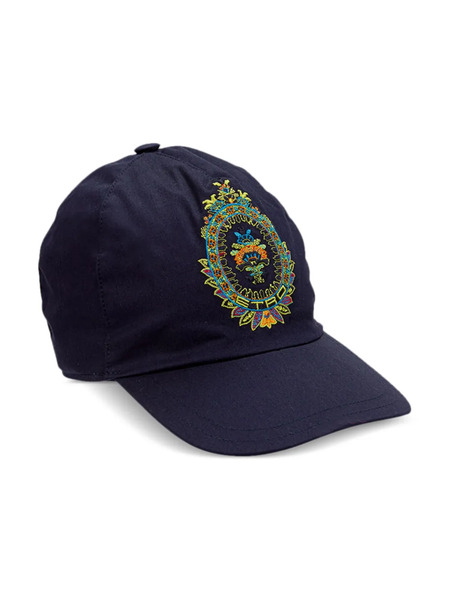  Etro Kids Coat Of Arms Baseball Cap - Blue 
