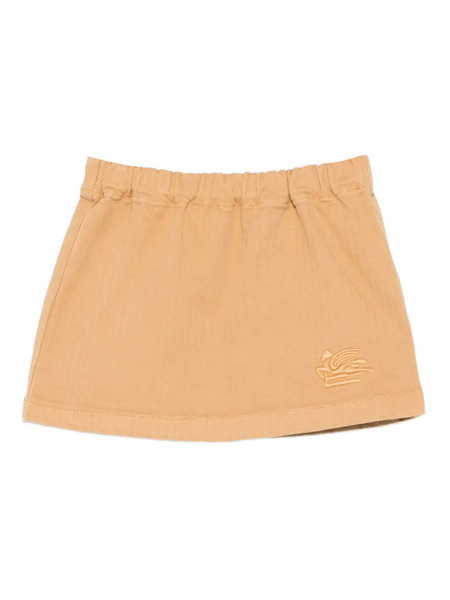  Etro Kids Embroidered Mini Skirt - Neutrals 