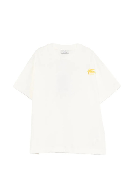  Etro Kids Embroidered T-shirt - Neutrals 