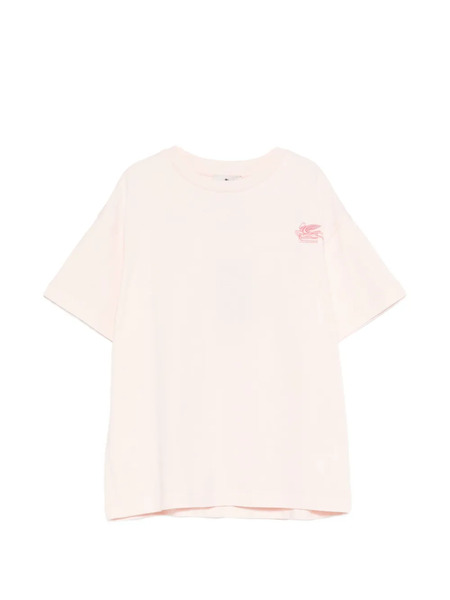  Etro Kids Embroidered T-shirt - Pink 