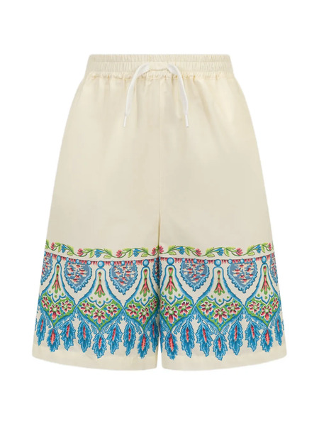  Etro Kids Flor-print Shorts - Neutrals 