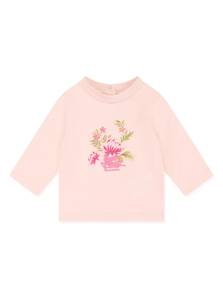  Etro Kids Graphic-print T-shirt - Pink 
