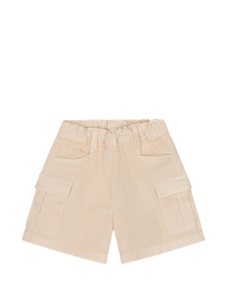  Etro Kids Logo-detail Shorts - Neutrals 