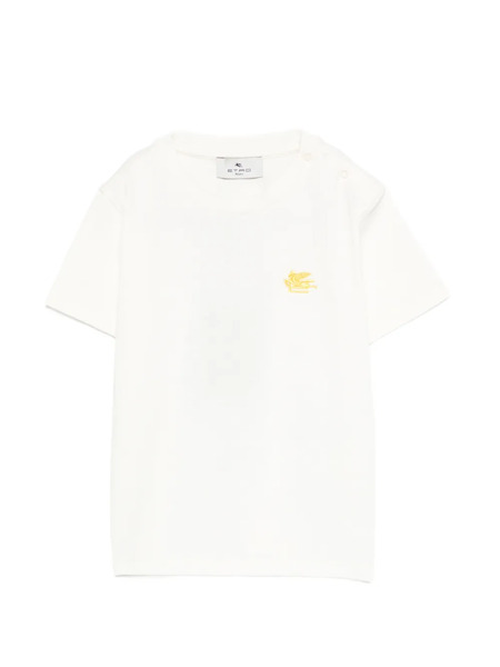  Etro Kids Logo-embroidered T-shirt - White 