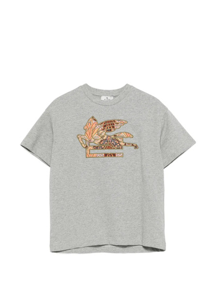  Etro Kids Logo T-shirt - Grey 