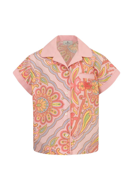  Etro Kids Paisley-print Shirt - Pink 