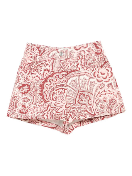  Etro Kids Paisley-print Shorts - Pink 