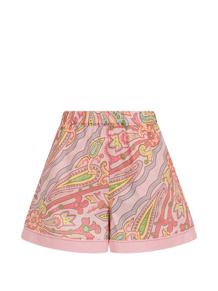  Etro Kids Paisley-print Shorts - Pink 