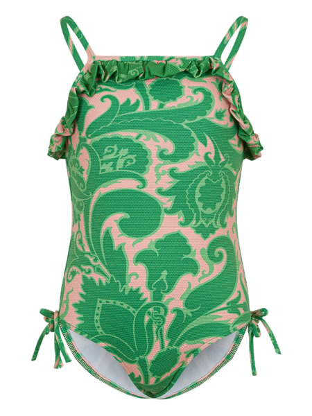  Etro Kids Paisley-print Swimsuit - Pink 