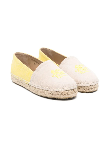  Etro Kids Pegaso-motif Espadrilles - Neutrals 