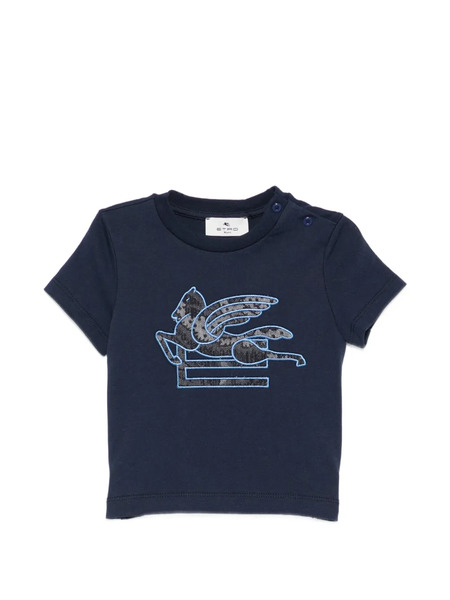  Etro Kids Pegasus T-shirt - Blue 