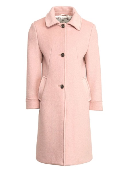  Etro Kids Single-breasted Coat - Pink 