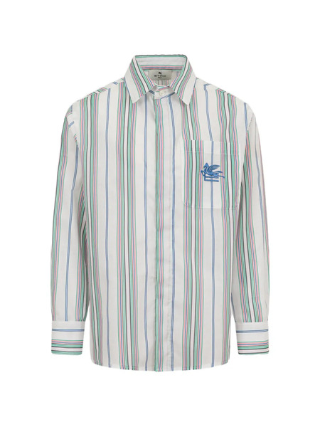 Etro Kids Striped Shirt - White 