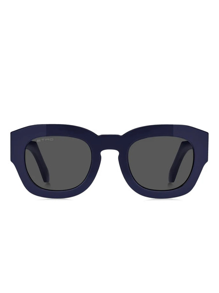 Etro Logo-embellished Square Sunglasses - Blue 