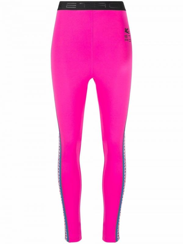  Etro Logo-print Leggings - Pink 