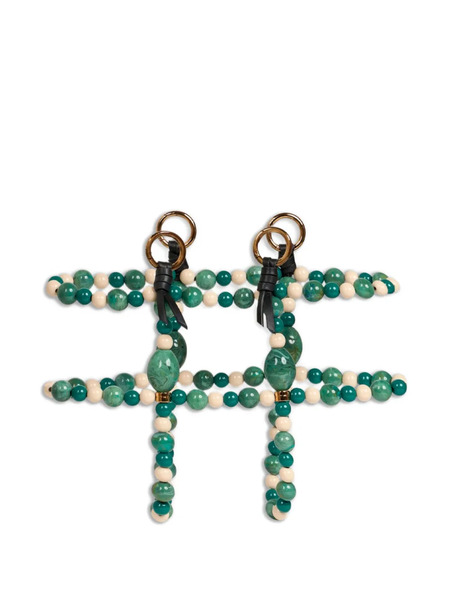  Etro Marble-embellished Cage Bag - Green 