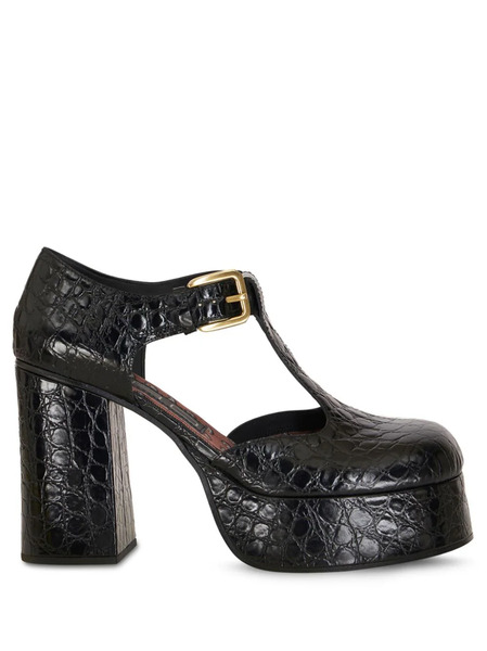 Etro Mary Jane 110mm Round-toe Pumps - Black 