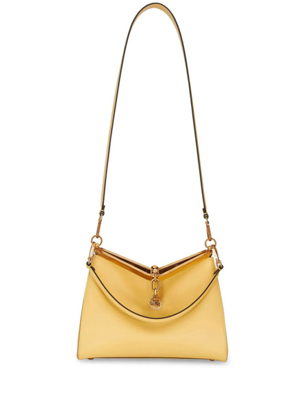  Etro Medium Vela Leather Shoulder Bag - Yellow 