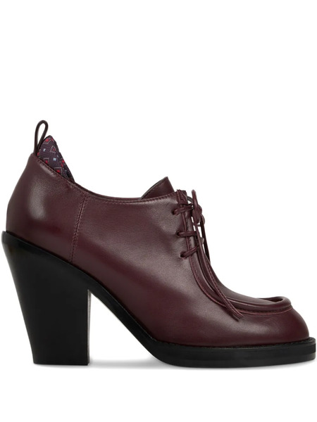  Etro 75mm Lace-up Texan-heel Pumps - Red 