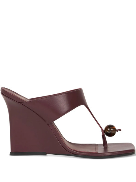  Etro 90mm Wedge Sandals - Red 