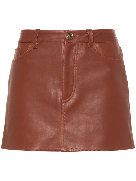  Etro Nappa Mini Skirt - Brown 