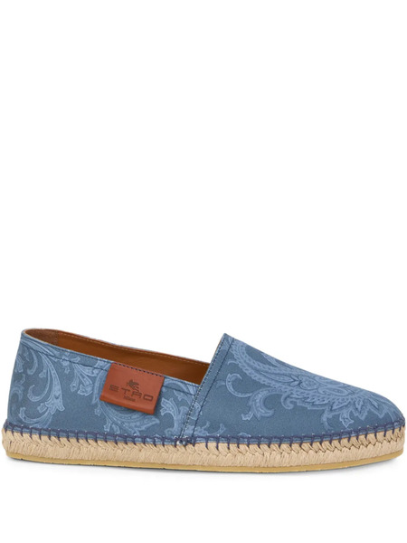  Etro Paisley Espadrilles - Blue 