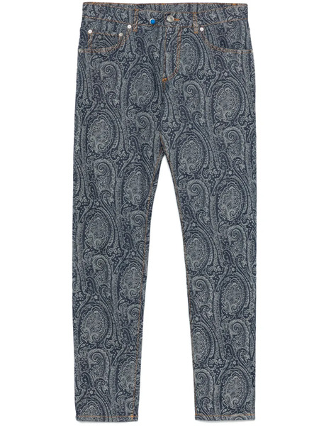 Etro Paisley Jeans - Blue 