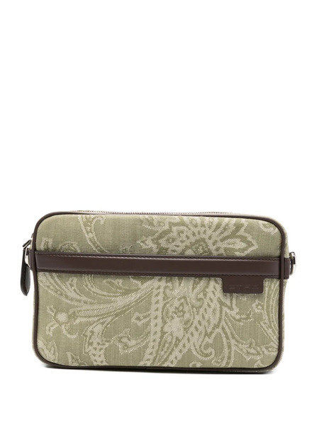  Etro Paisley Messenger Bag - Green 