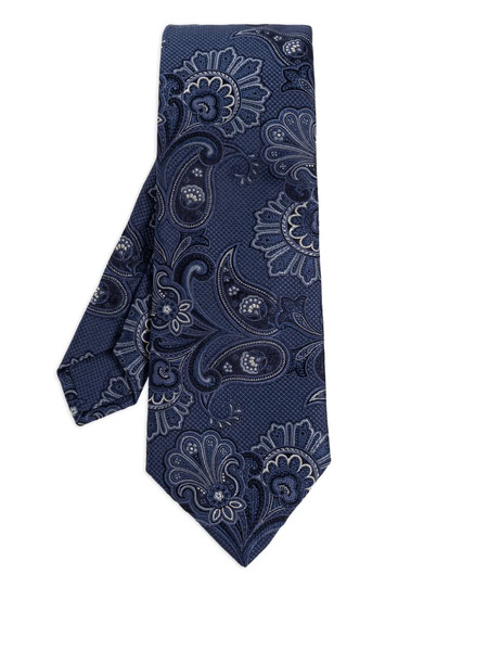  Etro Paisley-motif Tie - Blue 