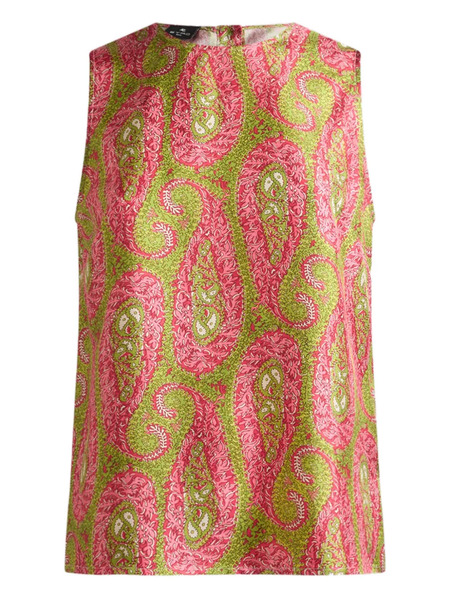  Etro Paisley-motif Top - Pink 