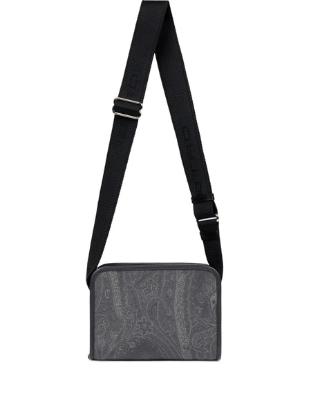  Etro Paisley-pattern Messenger Bag - Grey 