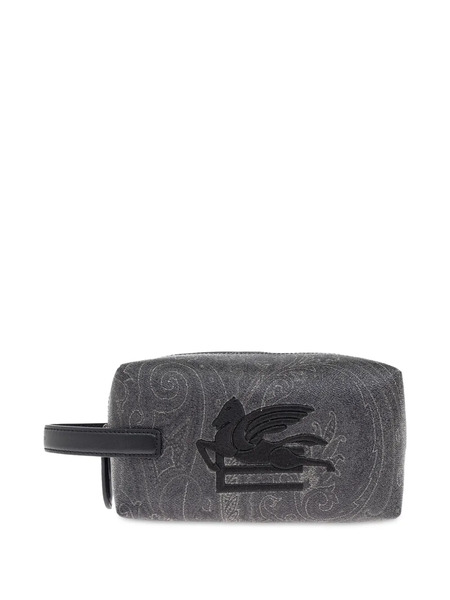  Etro Paisley-pattern Wash Bag - Grey 
