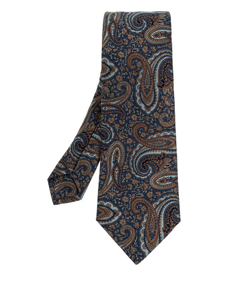  Etro Paisley-patterned Tie - Blue 