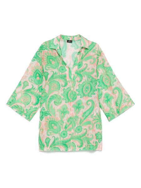  Etro Paisley-print Cover-up - Green 