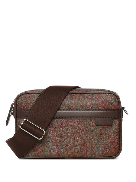  Etro Paisley-print Messenger Bag - Brown 