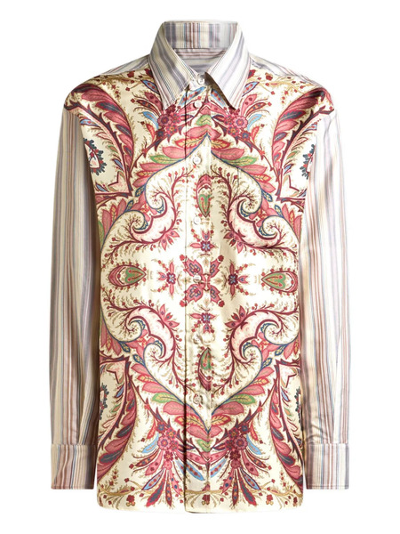  Etro Paisley-print Shirt - Neutrals 