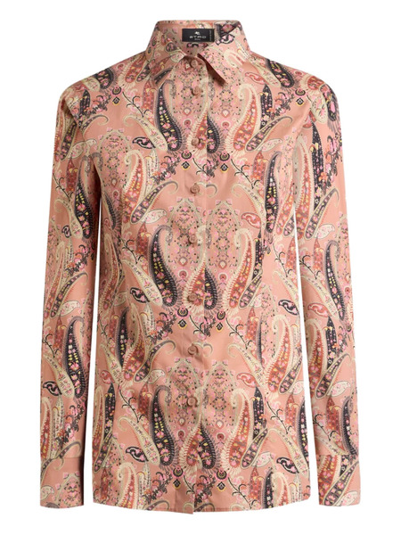  Etro Paisley-print Shirt - Pink 