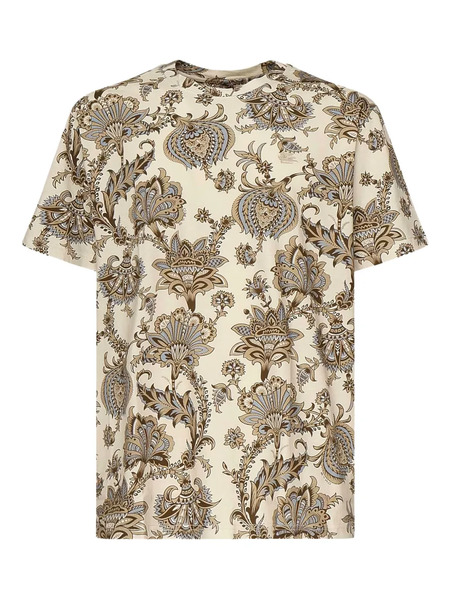  Etro Paisley-print T-shirt - Neutrals 