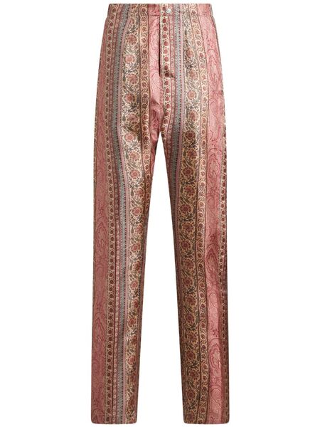 Etro Paisley-print Trousers - Pink 