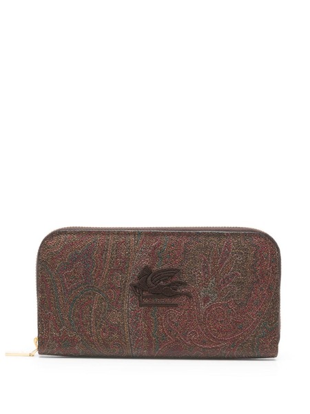  Etro Paisley-print Wallet - Brown 