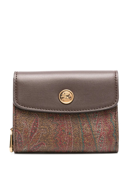  Etro Paisley-print Wallet - Brown 